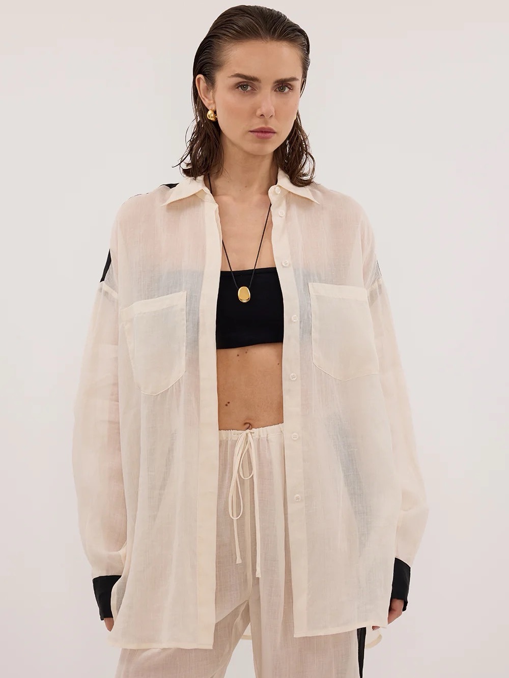 DISSH - Vivianna Sandstone Ramie Shirt